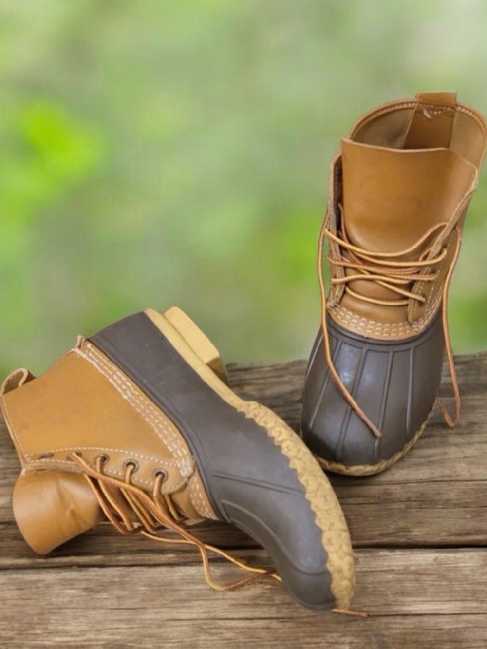 LL Bean Men's Size 9 Vintage Duck Boots Made in USA